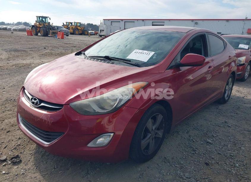 Photo 2 of 2013 Hyundai Elantra GLS (VIN 5NPDH4AEXDH434687)