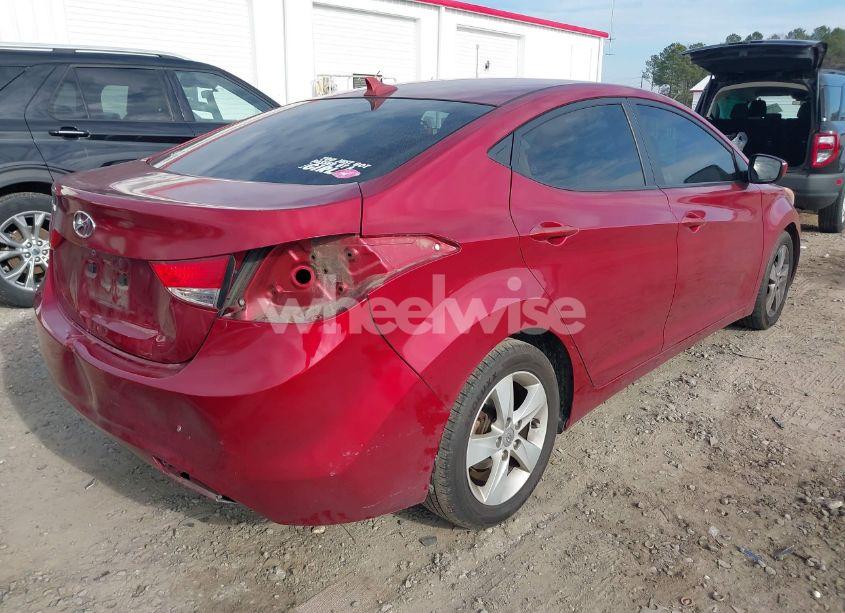 Photo 4 of 2013 Hyundai Elantra GLS (VIN 5NPDH4AEXDH434687)