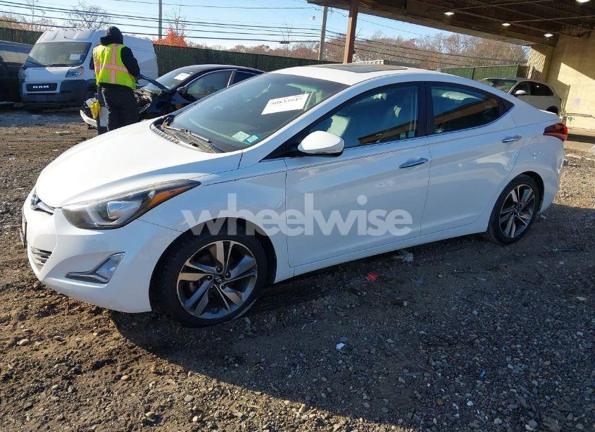 Photo 2 of 2014 Hyundai Elantra LIMITED (VIN 5NPDH4AEXEH460966)