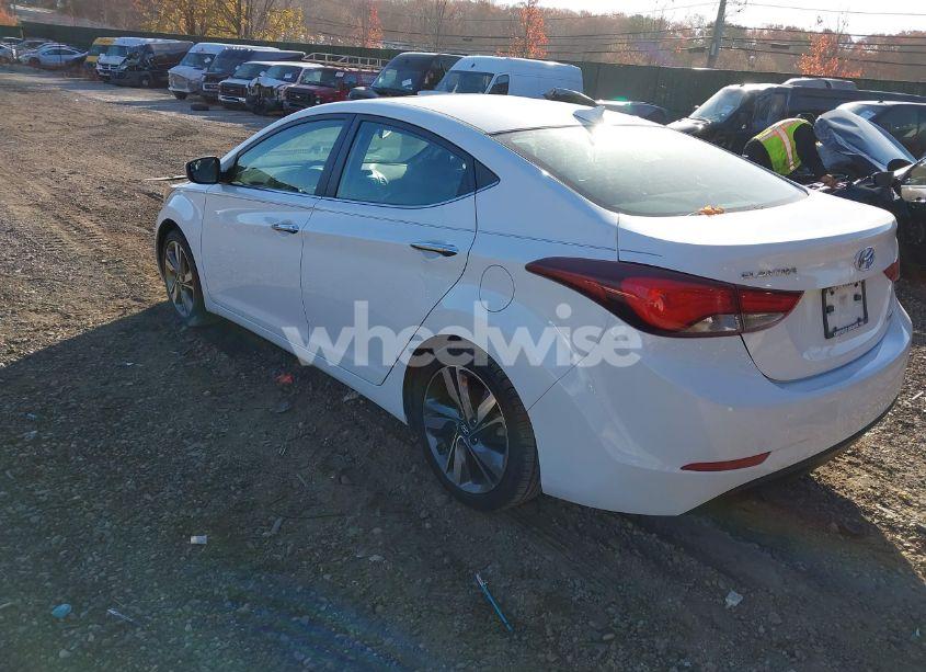 Photo 3 of 2014 Hyundai Elantra LIMITED (VIN 5NPDH4AEXEH460966)