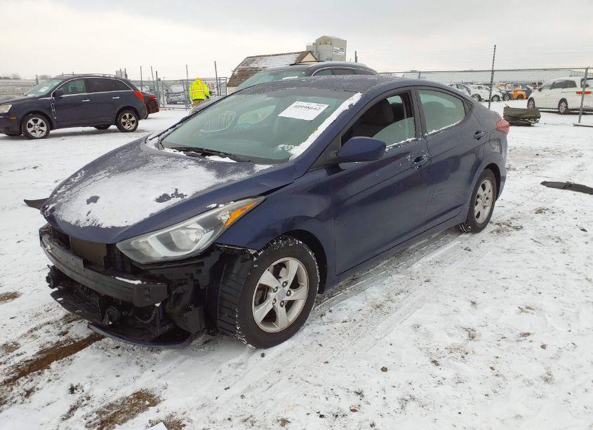 Photo 2 of 2014 Hyundai Elantra SE (VIN 5NPDH4AEXEH487181)