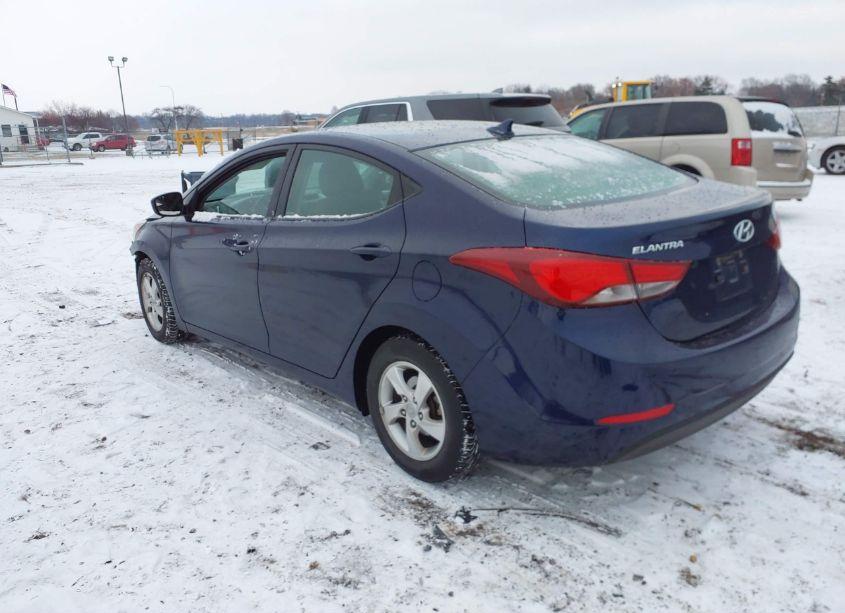 Photo 3 of 2014 Hyundai Elantra SE (VIN 5NPDH4AEXEH487181)