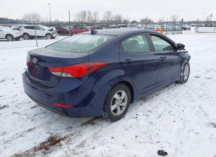 Photo 4 of 2014 Hyundai Elantra SE (VIN 5NPDH4AEXEH487181)