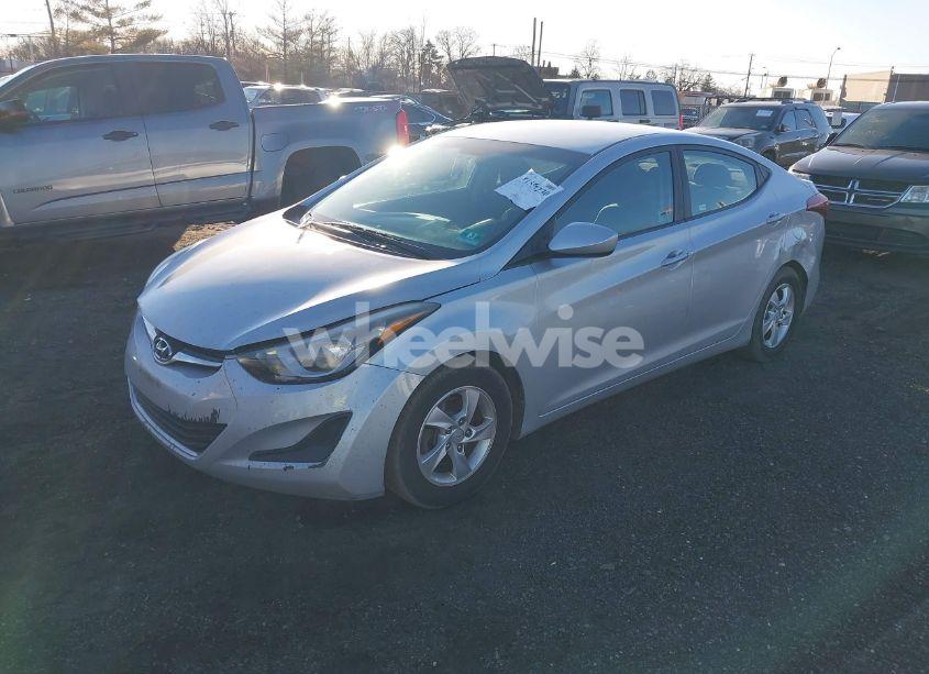 Photo 2 of 2014 Hyundai Elantra SE (VIN 5NPDH4AEXEH503119)