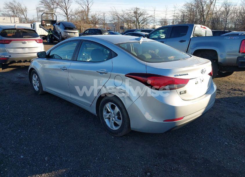 Photo 3 of 2014 Hyundai Elantra SE (VIN 5NPDH4AEXEH503119)