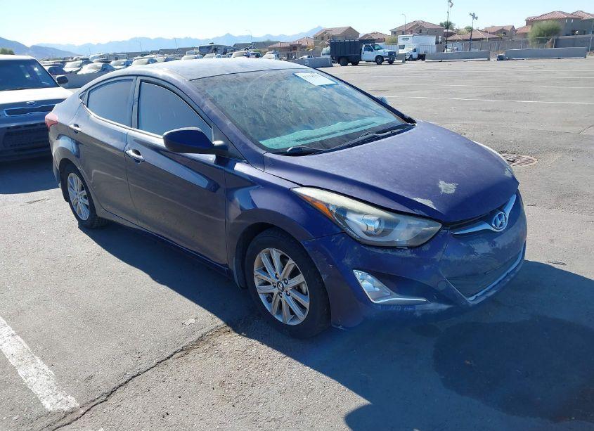 2014 Hyundai Elantra SE (VIN 5NPDH4AEXEH537786) main photo