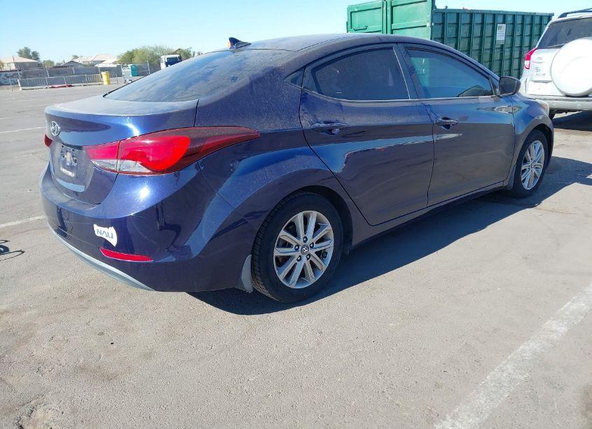 Photo 4 of 2014 Hyundai Elantra SE (VIN 5NPDH4AEXEH537786)