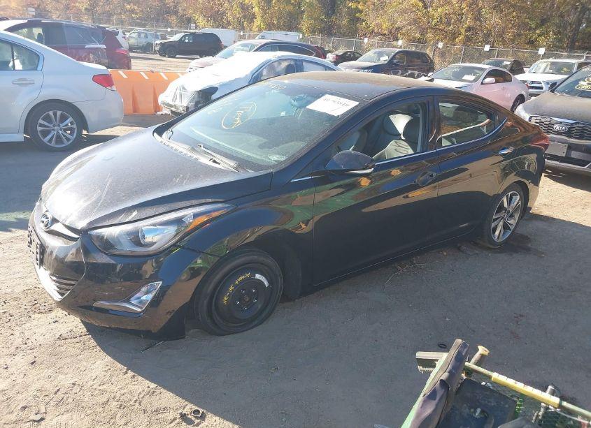 Photo 2 of 2014 Hyundai Elantra LIMITED (VIN 5NPDH4AEXEH542034)