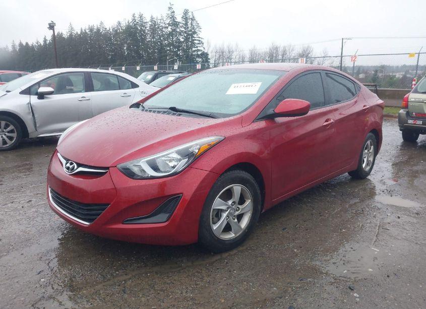 Photo 2 of 2015 Hyundai Elantra SE (VIN 5NPDH4AEXFH566058)