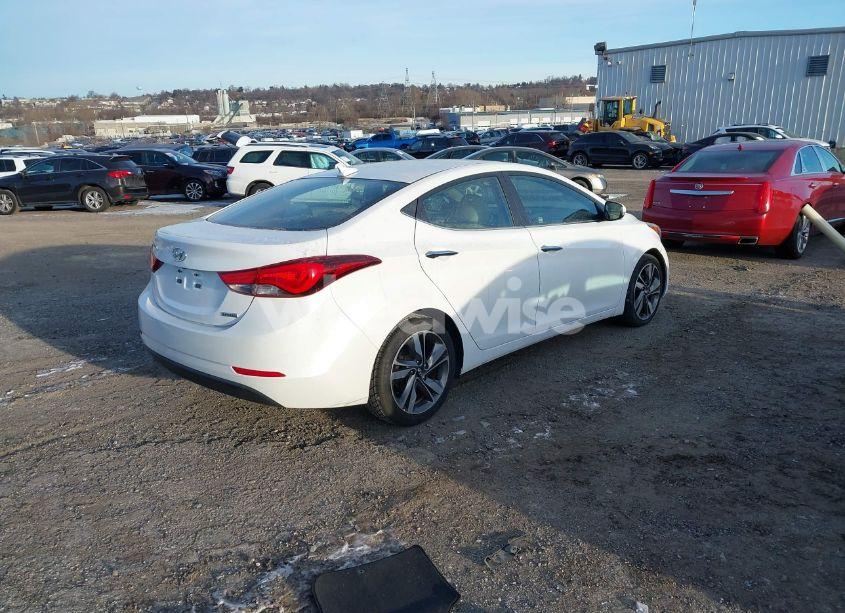 Photo 4 of 2015 Hyundai Elantra LIMITED (VIN 5NPDH4AEXFH568764)