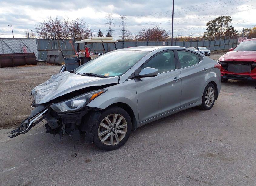 Photo 2 of 2015 Hyundai Elantra SE (VIN 5NPDH4AEXFH599058)