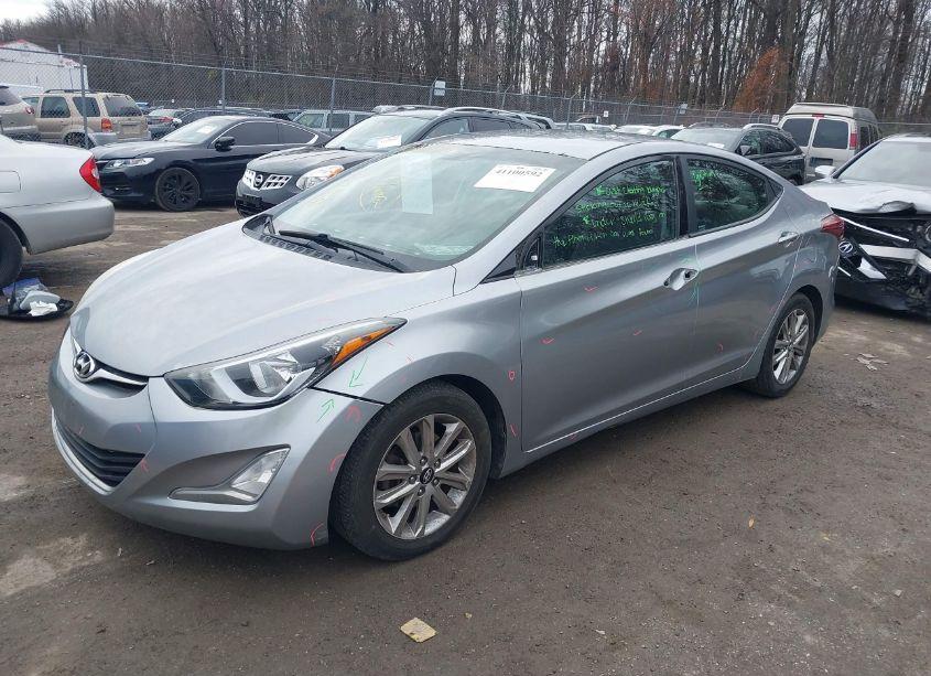 Photo 2 of 2015 Hyundai Elantra SE (VIN 5NPDH4AEXFH610026)