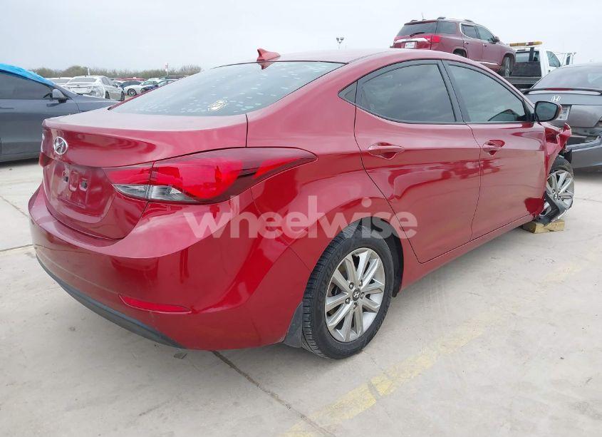 Photo 4 of 2016 Hyundai Elantra SE (VIN 5NPDH4AEXGH689005)