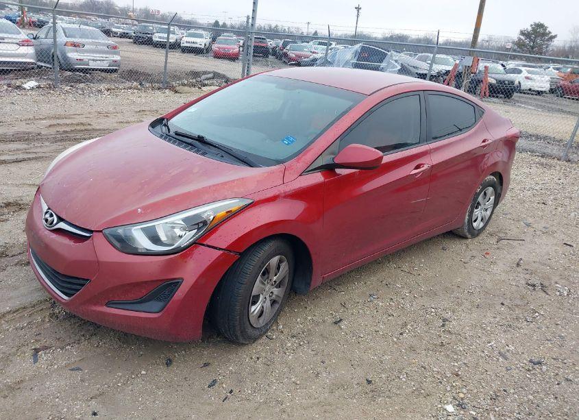 Photo 2 of 2016 Hyundai Elantra SE/SPORT/LIMITED (VIN 5NPDH4AEXGH692101)