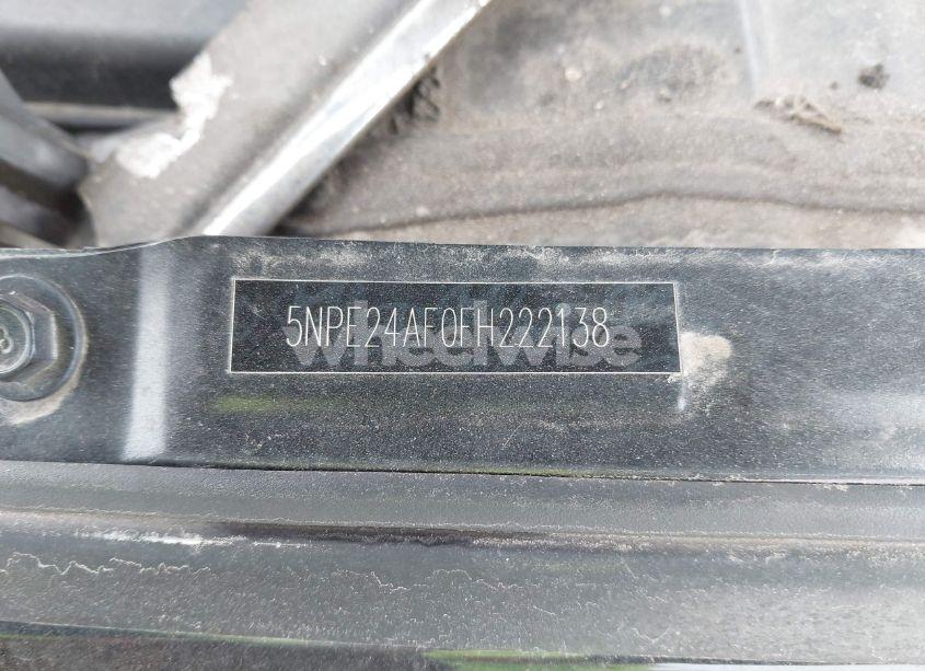 Photo 14 of 2015 Hyundai Sonata SE (VIN 5NPE24AF0FH222138)