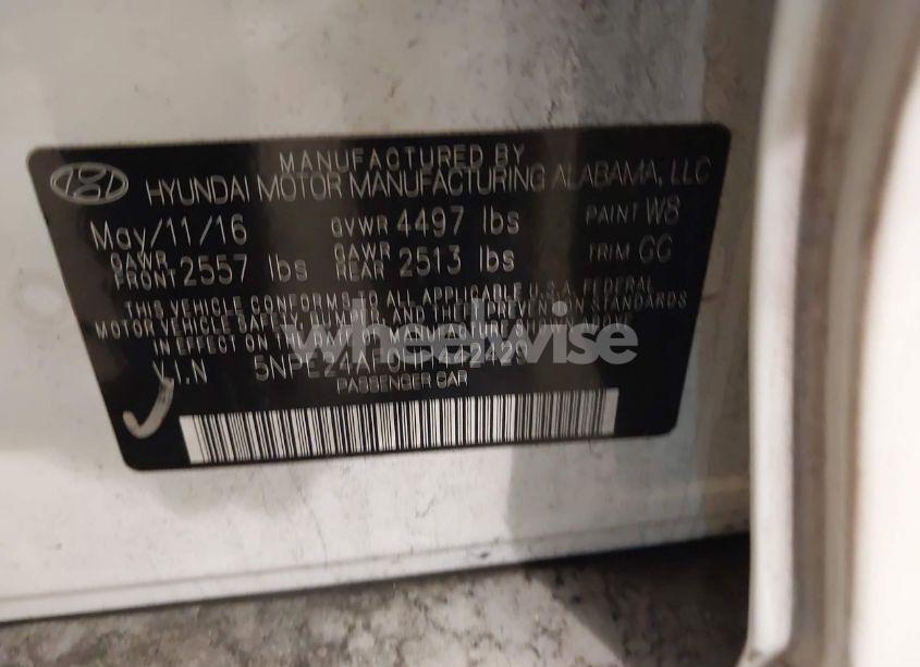 Photo 9 of 2017 Hyundai Sonata N/A (VIN 5NPE24AF0HH442429)