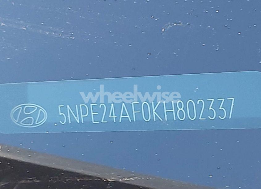 Photo 18 of 2019 Hyundai Sonata SE (VIN 5NPE24AF0KH802337)