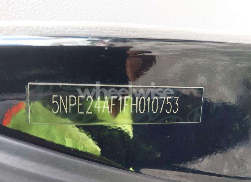 Photo 9 of 2015 Hyundai Sonata SE (VIN 5NPE24AF1FH010753)