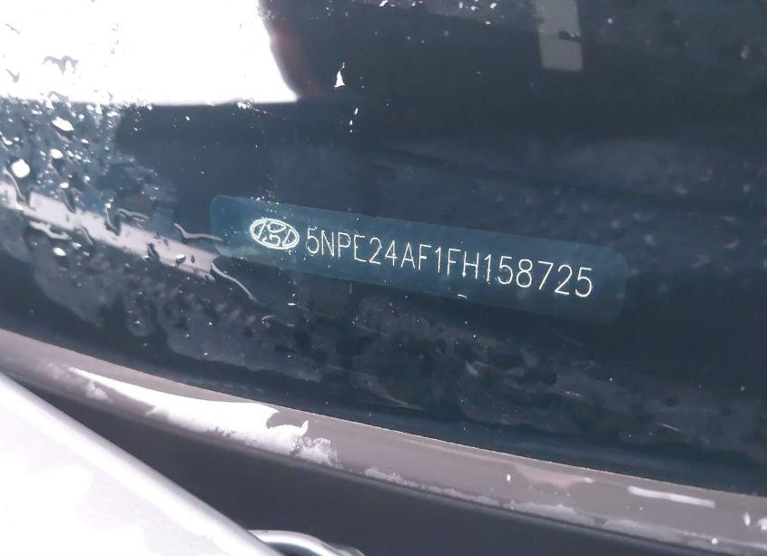 Photo 9 of 2015 Hyundai Sonata SE (VIN 5NPE24AF1FH158725)