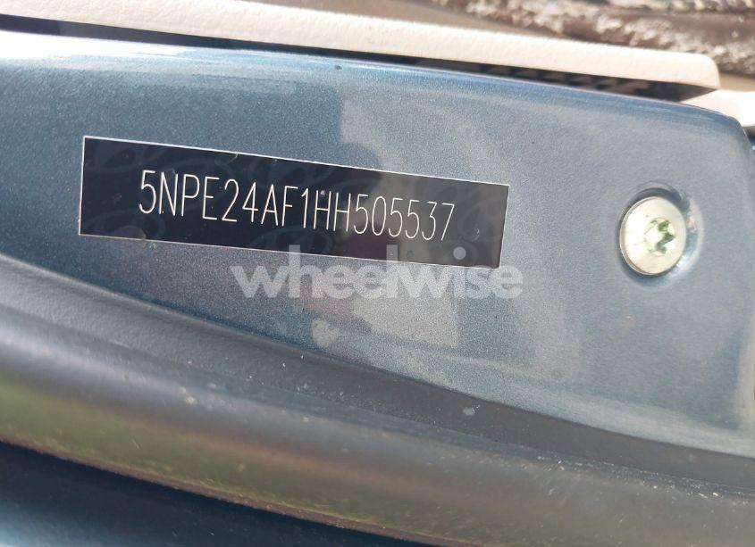 Photo 9 of 2017 Hyundai Sonata SE (VIN 5NPE24AF1HH505537)