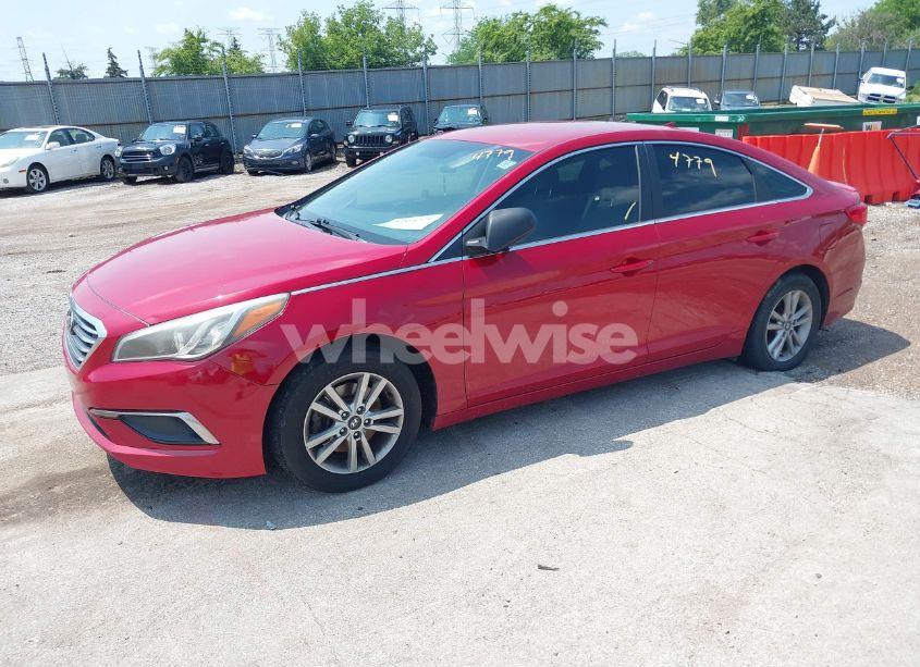 Photo 2 of 2017 Hyundai Sonata (VIN 5NPE24AF1HH539235)