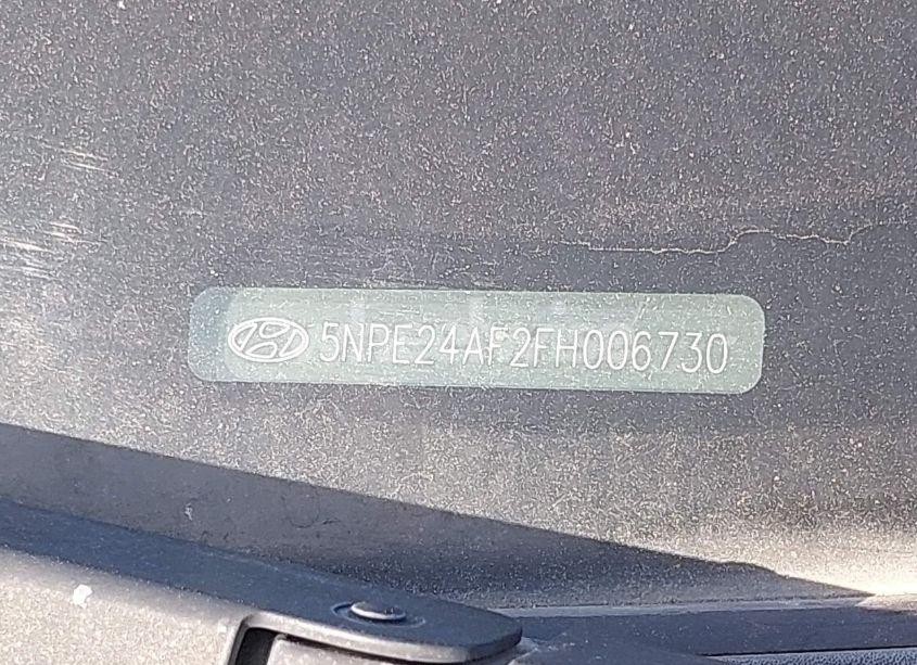 Photo 9 of 2015 Hyundai Sonata SE (VIN 5NPE24AF2FH006730)