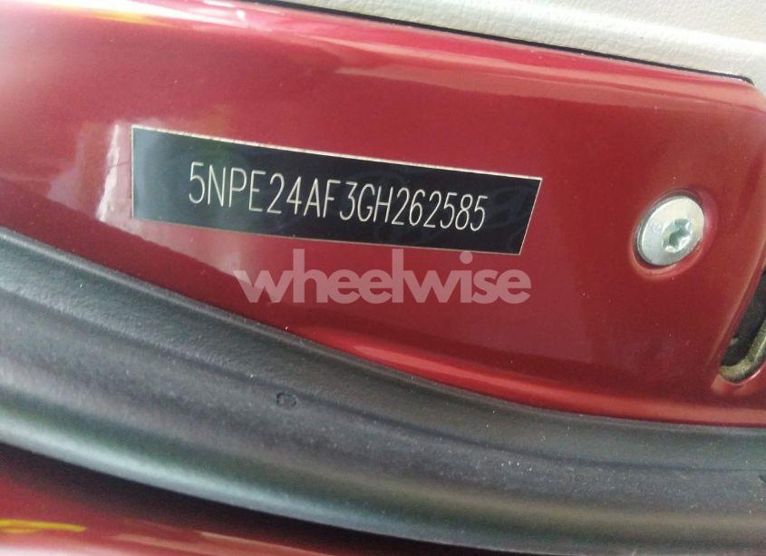 Photo 9 of 2016 Hyundai Sonata SE (VIN 5NPE24AF3GH262585)