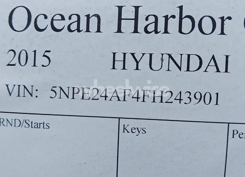 Photo 9 of 2015 Hyundai Sonata SE (VIN 5NPE24AF4FH243901)