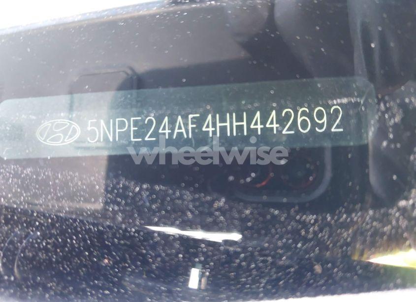 Photo 9 of 2017 Hyundai Sonata SE (VIN 5NPE24AF4HH442692)