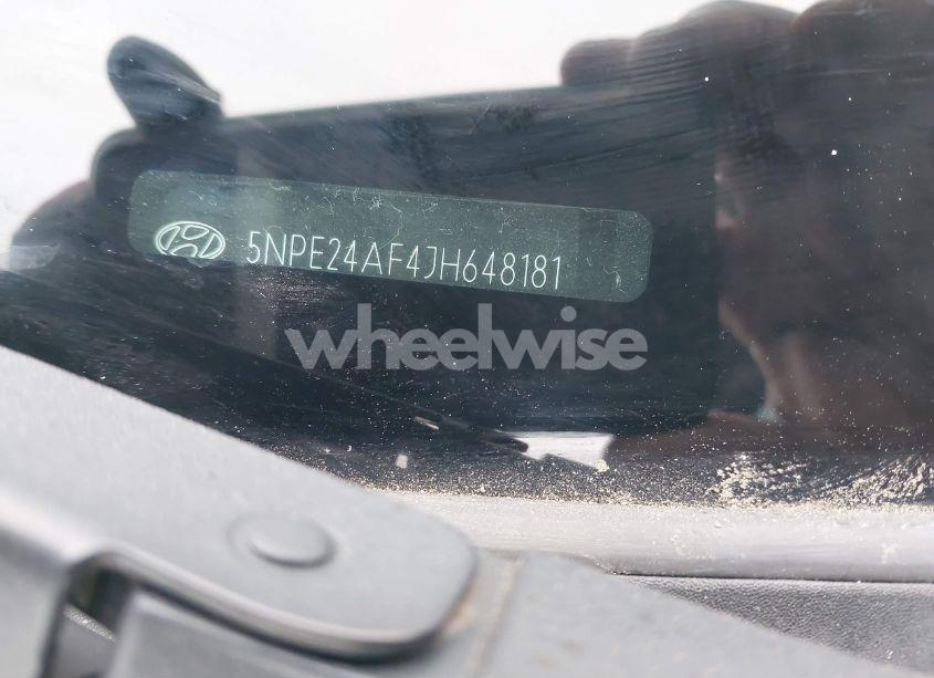 Photo 9 of 2018 Hyundai Sonata SE (VIN 5NPE24AF4JH648181)