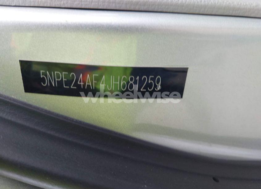 Photo 9 of 2018 Hyundai Sonata SE (VIN 5NPE24AF4JH681259)