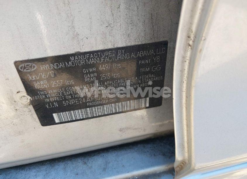 Photo 9 of 2018 Hyundai Sonata SE (VIN 5NPE24AF5JH618090)