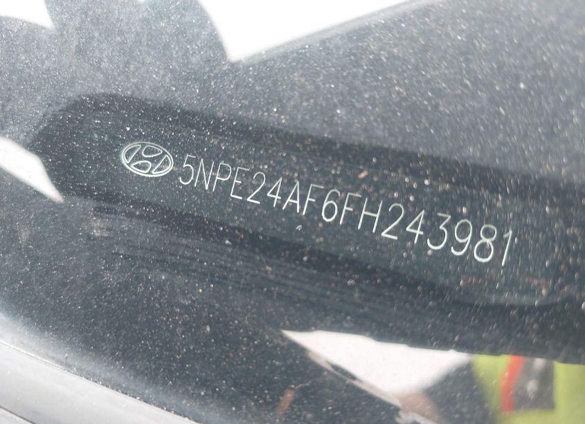 Photo 11 of 2015 Hyundai Sonata SE (VIN 5NPE24AF6FH243981)