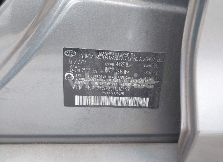 Photo 9 of 2018 Hyundai Sonata SE (VIN 5NPE24AF6JH616459)