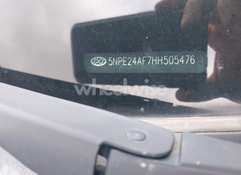 Photo 9 of 2017 Hyundai Sonata SE (VIN 5NPE24AF7HH505476)