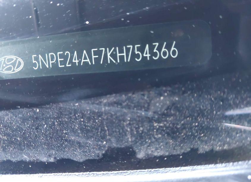 Photo 9 of 2019 Hyundai Sonata SE (VIN 5NPE24AF7KH754366)