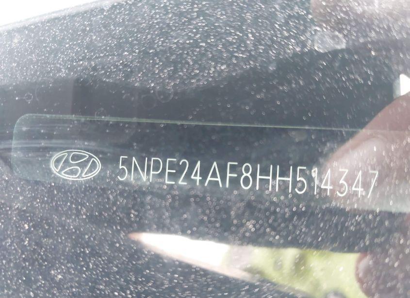 Photo 9 of 2017 Hyundai Sonata (VIN 5NPE24AF8HH514347)