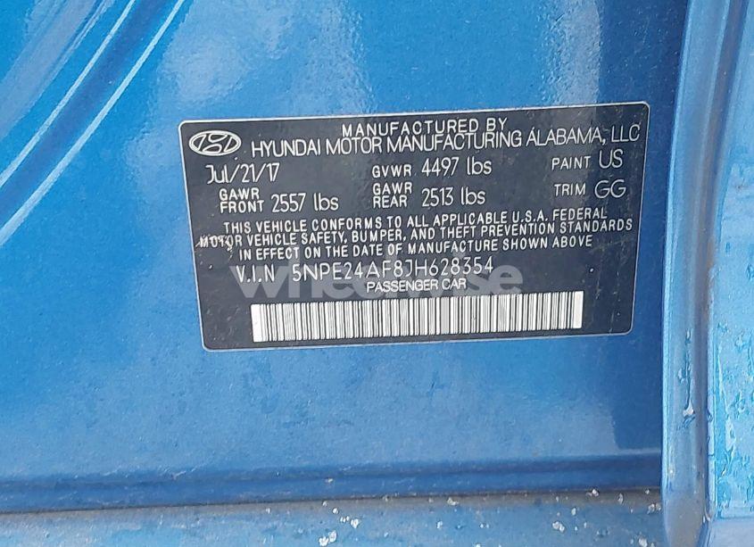 Photo 9 of 2018 Hyundai Sonata SE (VIN 5NPE24AF8JH628354)