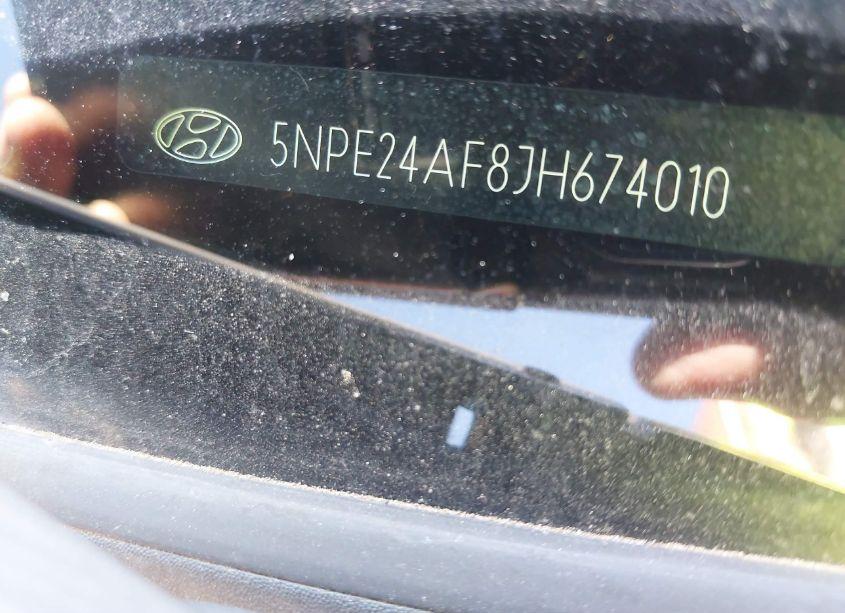 Photo 9 of 2018 Hyundai Sonata SE (VIN 5NPE24AF8JH674010)