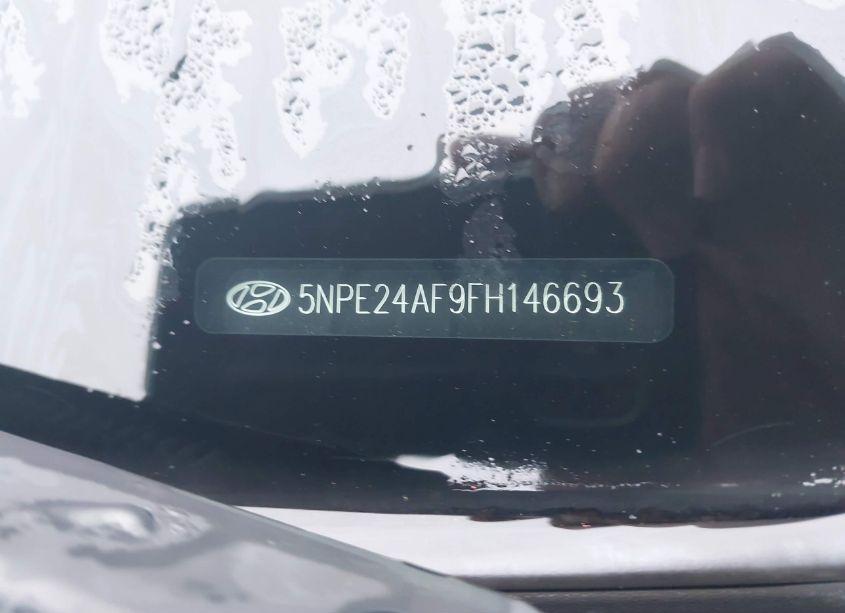 Photo 9 of 2015 Hyundai Sonata SE (VIN 5NPE24AF9FH146693)