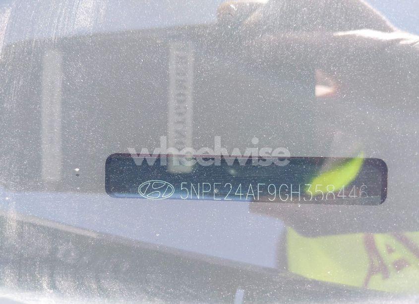 Photo 9 of 2016 Hyundai Sonata SE (VIN 5NPE24AF9GH358446)