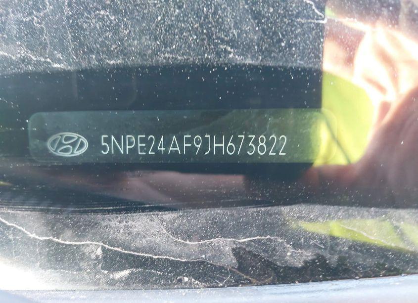 Photo 9 of 2018 Hyundai Sonata SE (VIN 5NPE24AF9JH673822)