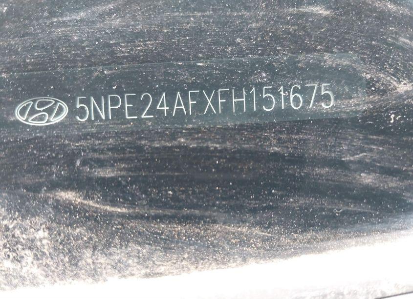 Photo 9 of 2015 Hyundai Sonata SE (VIN 5NPE24AFXFH151675)