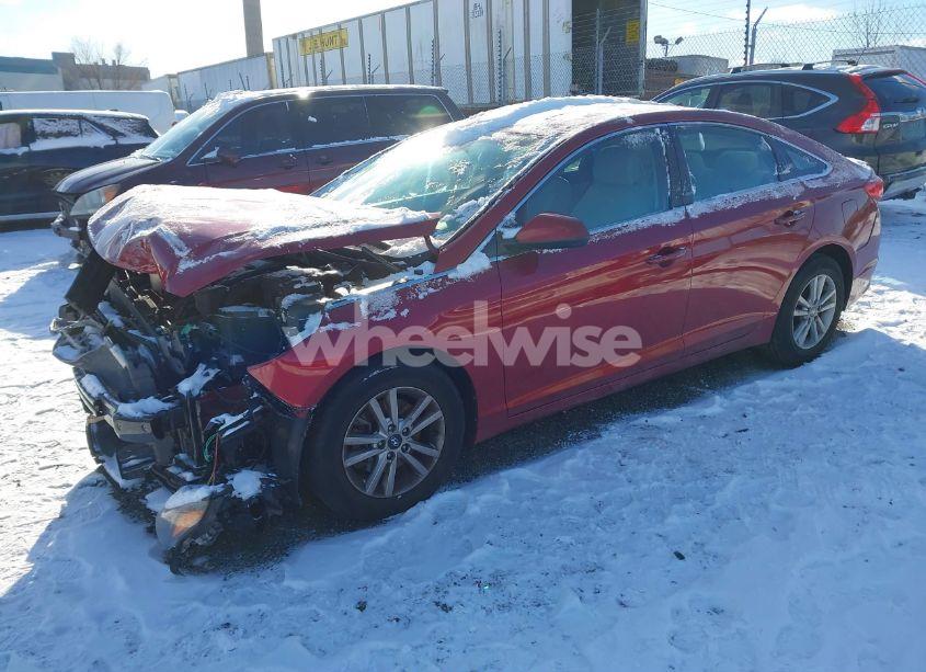 Photo 2 of 2015 Hyundai Sonata SE (VIN 5NPE24AFXFH217092)