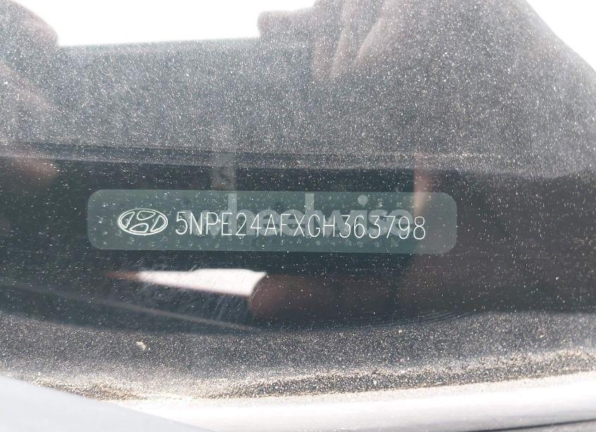 Photo 9 of 2016 Hyundai Sonata SE (VIN 5NPE24AFXGH363798)