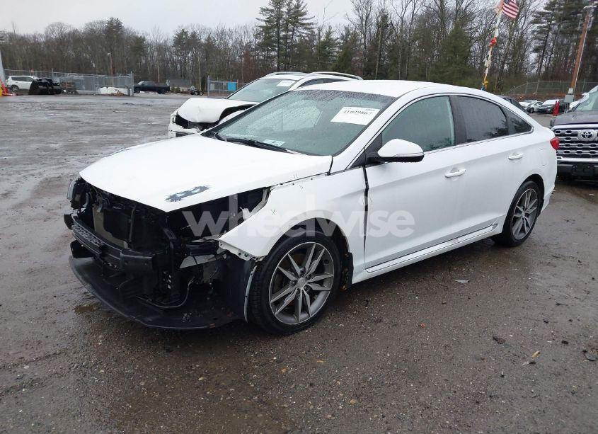 Photo 2 of 2017 Hyundai Sonata SPORT 2.0T (VIN 5NPE34AB0HH450346)