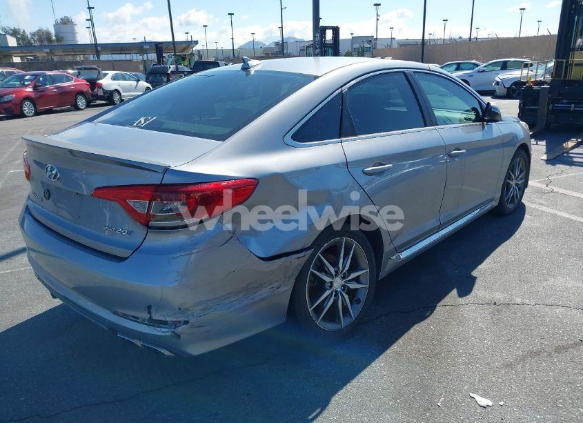 Photo 4 of 2017 Hyundai Sonata SPORT 2.0T (VIN 5NPE34AB2HH474826)