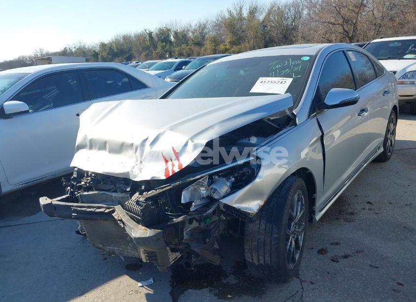 Photo 2 of 2018 Hyundai Sonata SPORT 2.0T (VIN 5NPE34AB6JH666160)