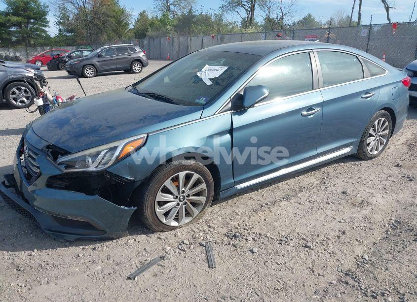 Photo 2 of 2015 Hyundai Sonata SPORT (VIN 5NPE34AF0FH085313)