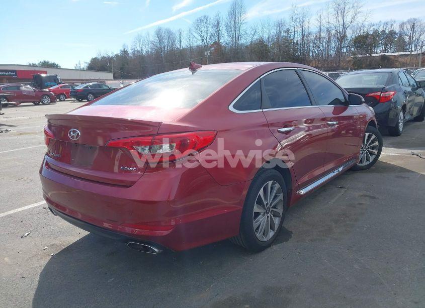 Photo 4 of 2016 Hyundai Sonata SPORT (VIN 5NPE34AF0GH270849)